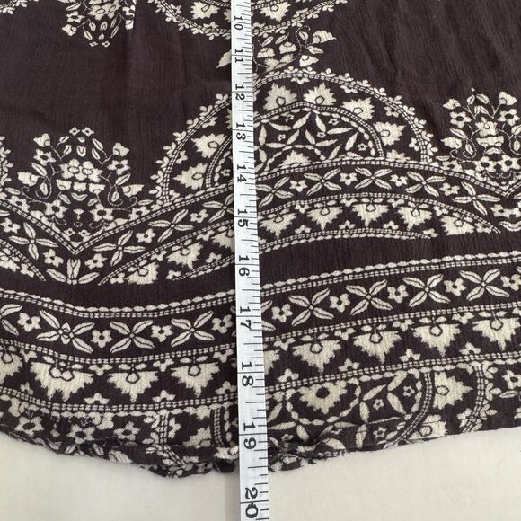 Forever 21 Women's Blouse Sz Small Bohemian Hippie Festival Gypsy Inspired Indie - Picture 12 of 13